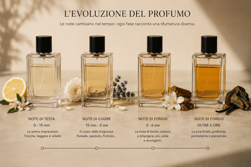 Evoluzione del profumo nel tempo